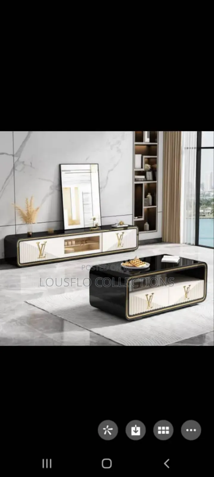 Quality Tv Stand and Center Table