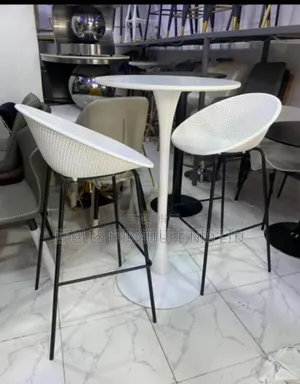 Quality Wine Table and 2 Bar Stools