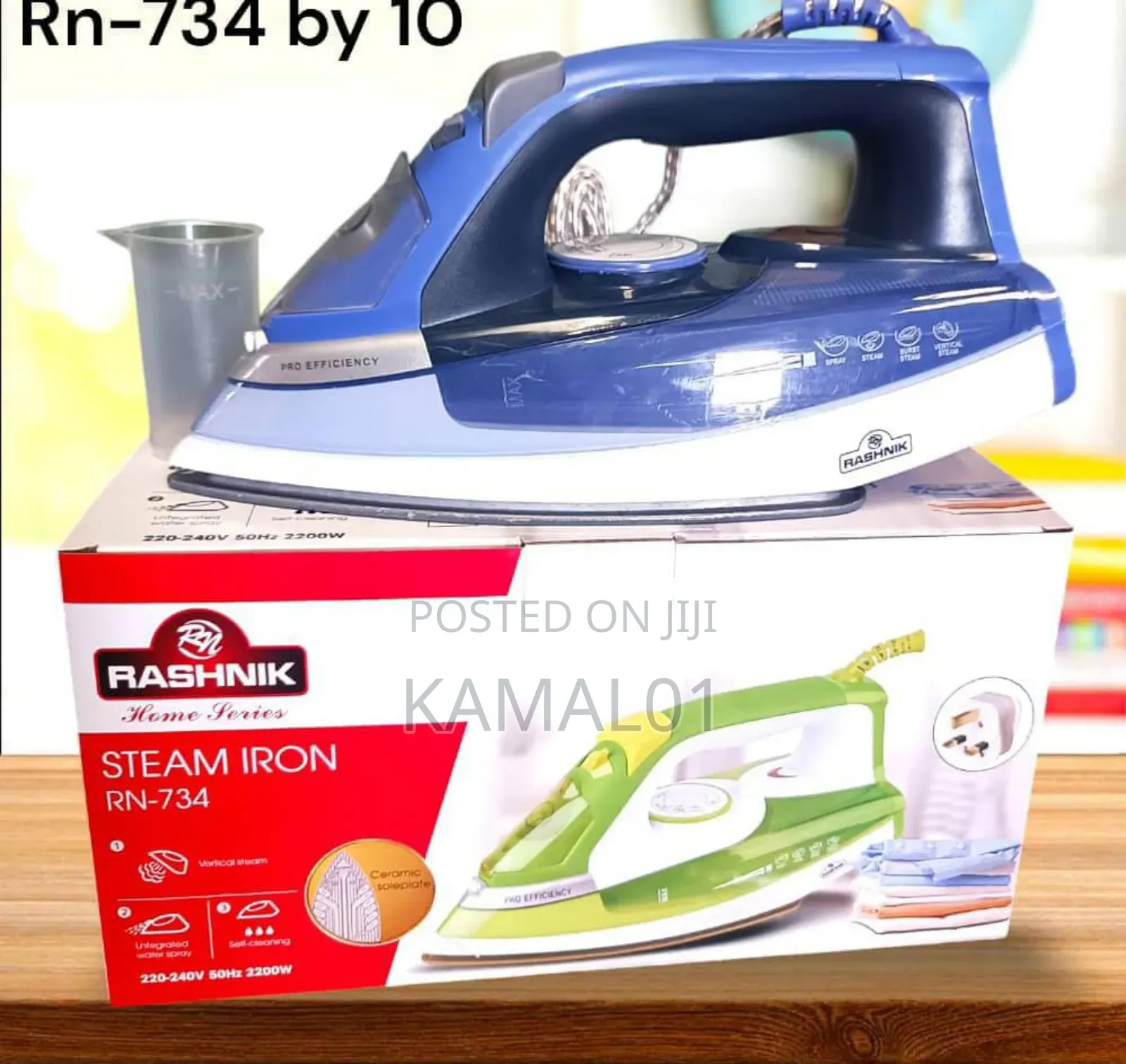 Rashnik Steam Iron 2200W