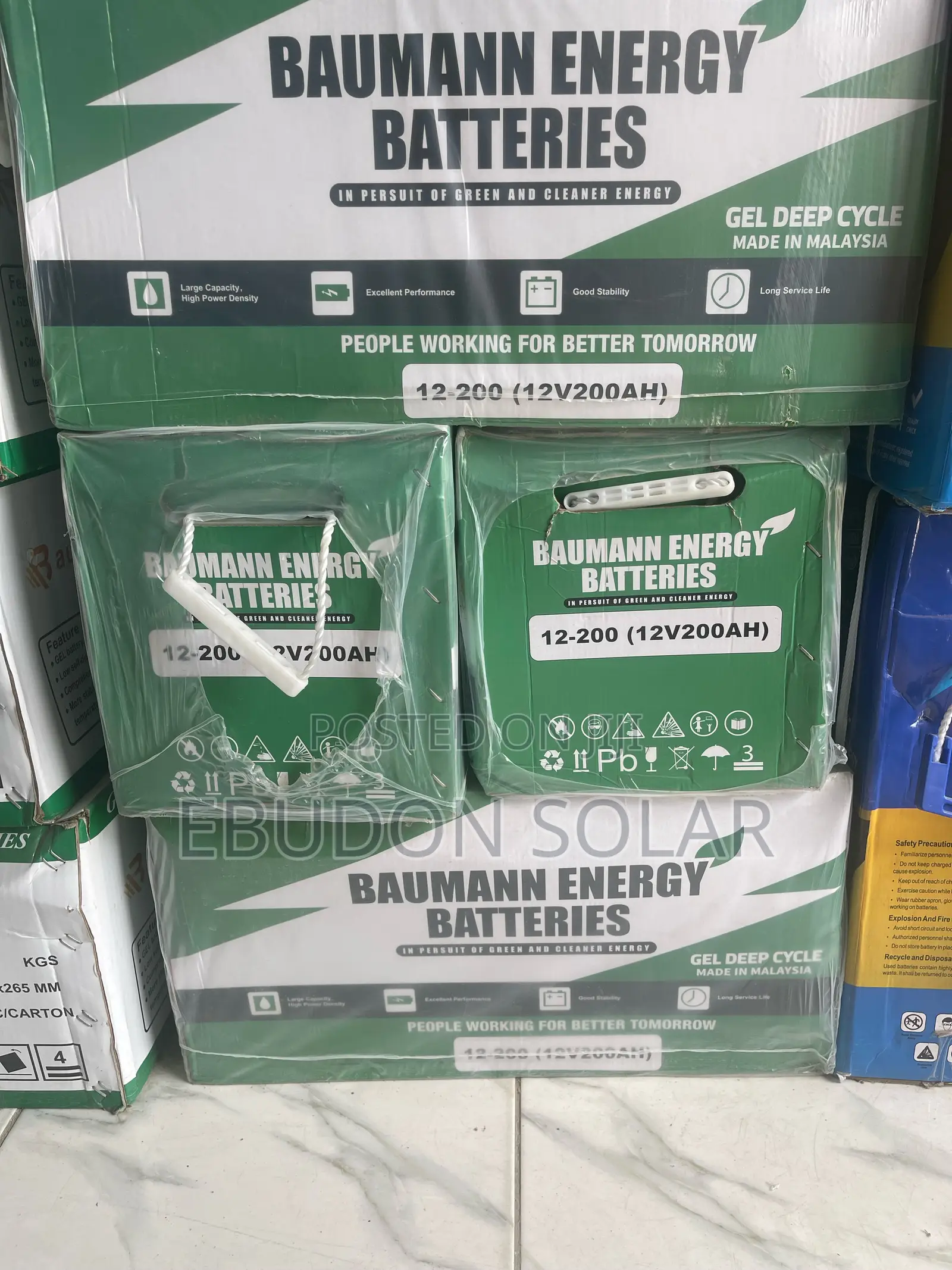 Baumann Solar Gel Battery 200ah