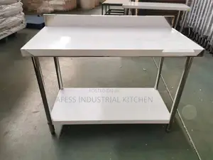 Worktable With Backsplash