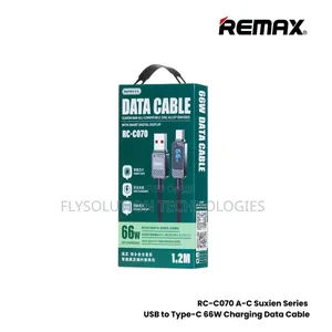 Remax RC-C070 Usb-C 1.2m Data Cable 66W