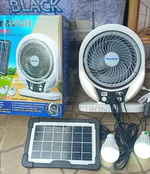 Duravolt 7-Inch Rechargeable Table Fan
