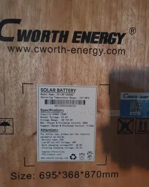 15kwh 51.2v Cworth Solar Lithium Battery