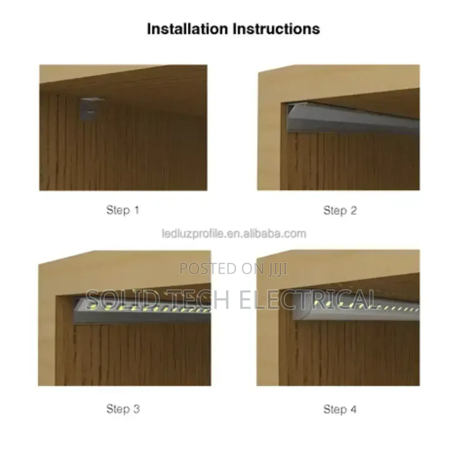 V Slot Angle Side Profile Light