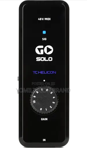 Tc-Helicon GO SOLO Audio/Midi Interface for Mobile Devices