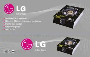 LG Single Face Glass Top Gas Cooker