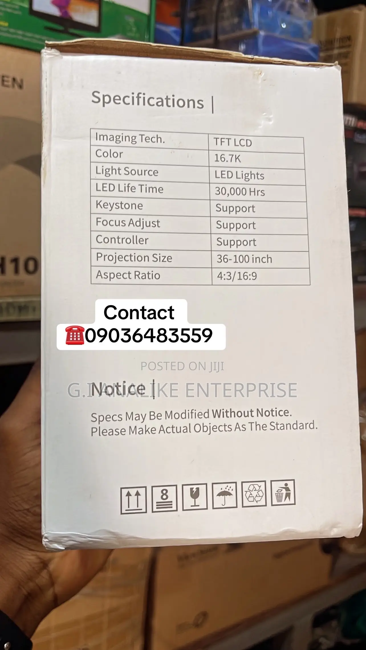 Third Generation FY 300 Pocket Projector.