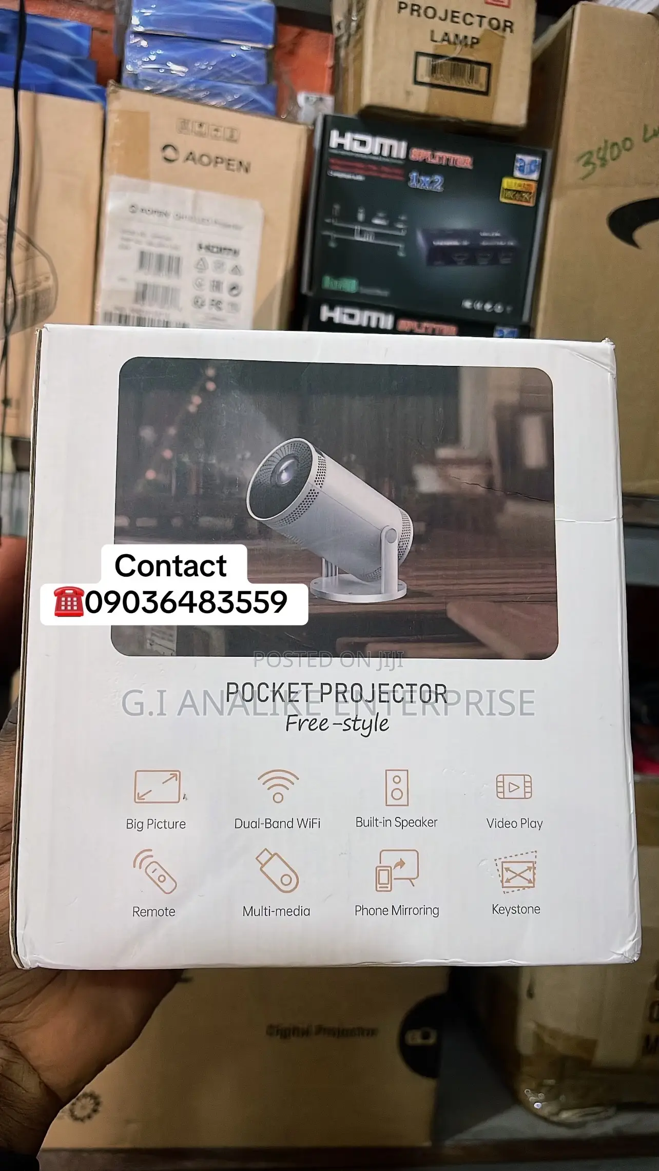 Third Generation FY 300 Pocket Projector.
