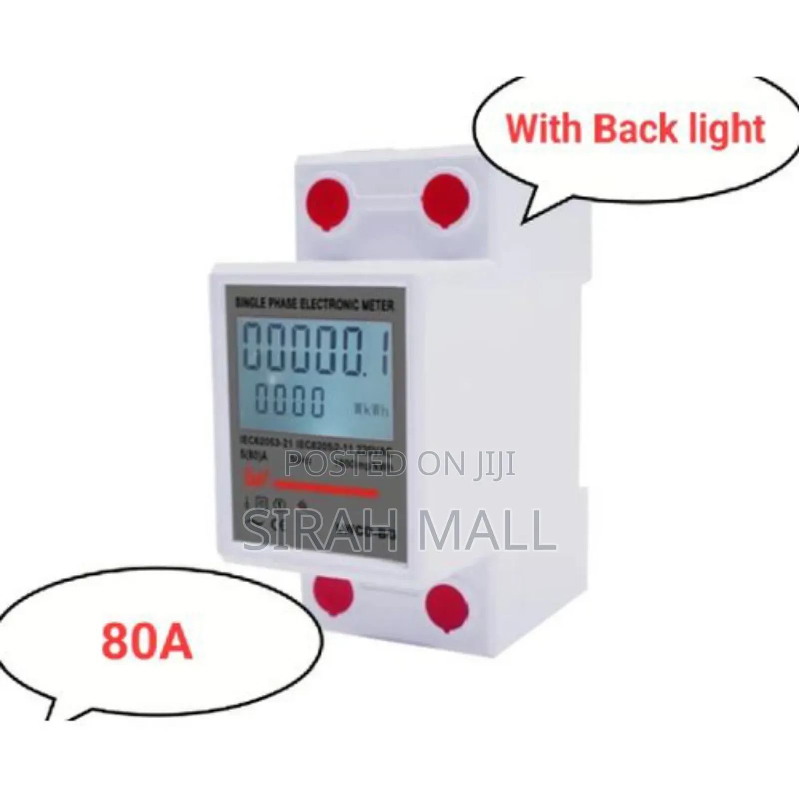 Null Electricity Power Prepaid Check Meter / KWH Unit Rea
