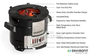Envirofit Supersaver Premium Soft Flames Charcoal Stove