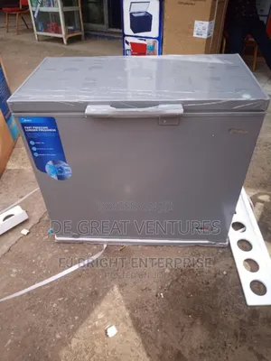 Brand New Middea 250L Chest Freezer>>External>>Silver Colour