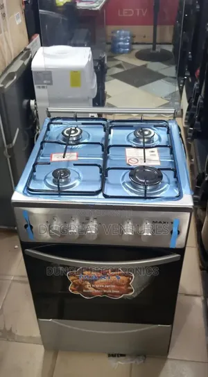 Brand New Maxi(50×50)4borner All Gas Standing Cooker>>Silver