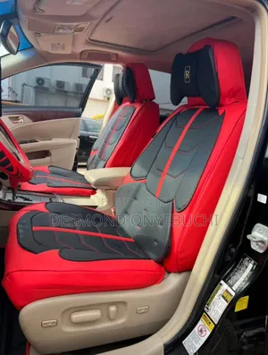 Red and Black Seat Covers Complete Sets