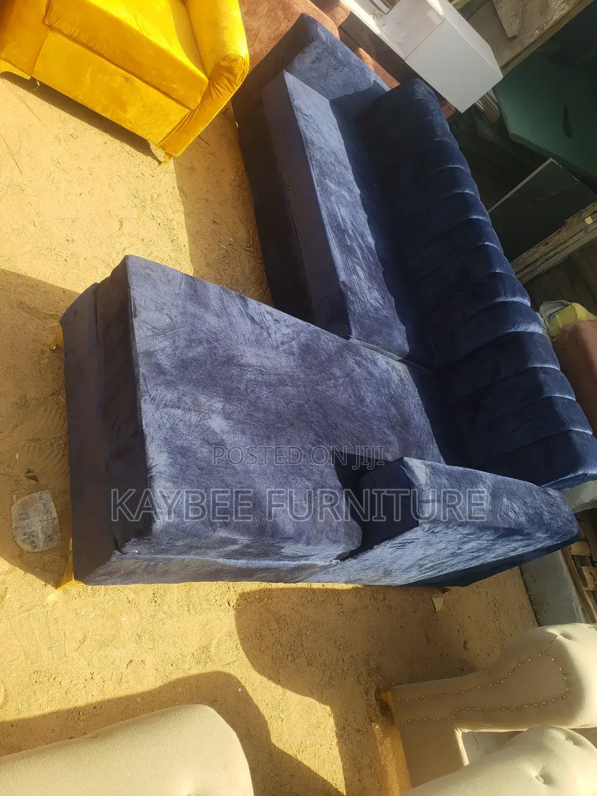 Solid L Shape Couch