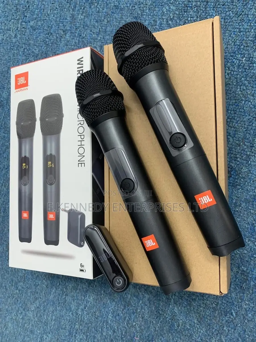 Original JBL Wireless Microphone System With Dual Receiver