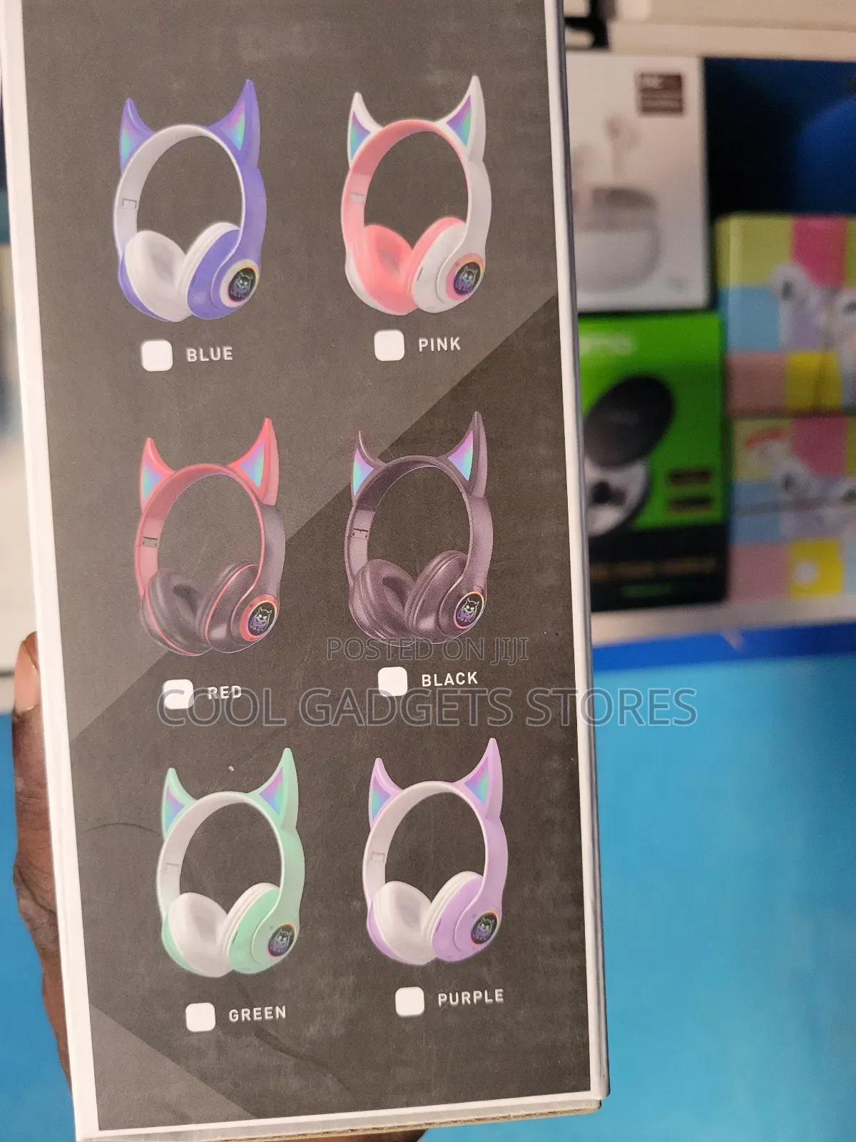 Cat Ear Led Lights Bluetooth Headset