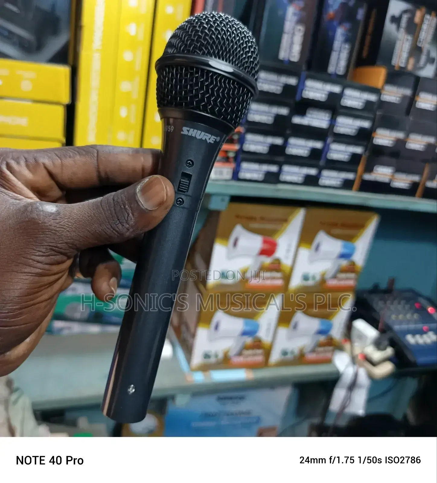 Professional Shure Sm-959 Dynamic Microphone
