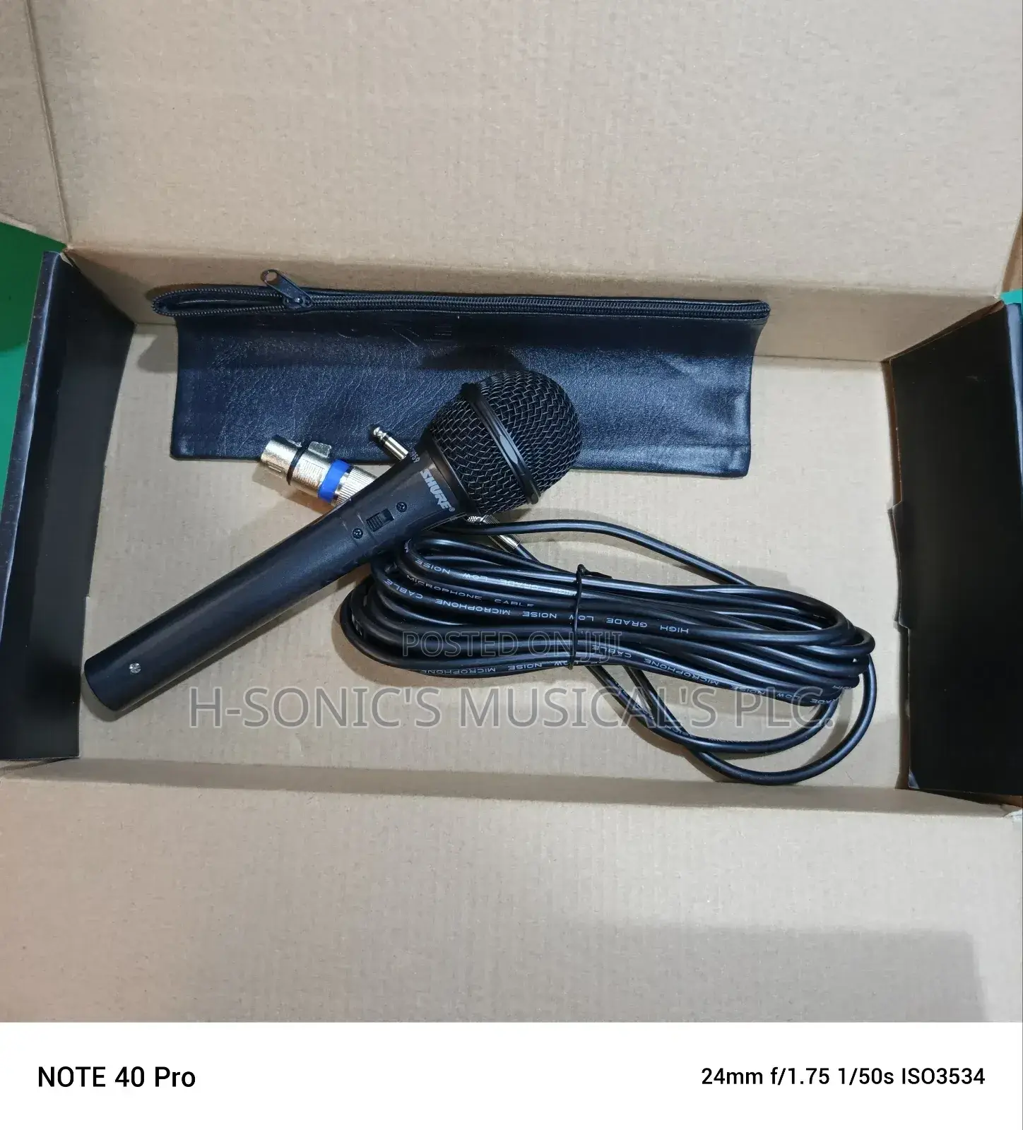 Professional Shure Sm-959 Dynamic Microphone