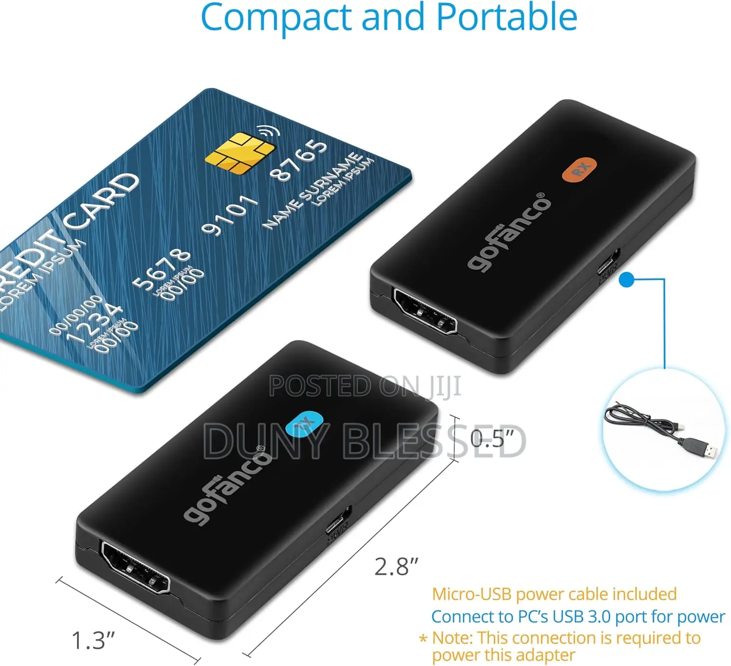 Gofanco 150m 490ft Wireless HDMI Extender