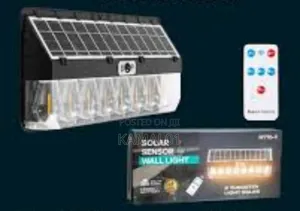 Solar Sensor Wall Light With 8 Bulbs