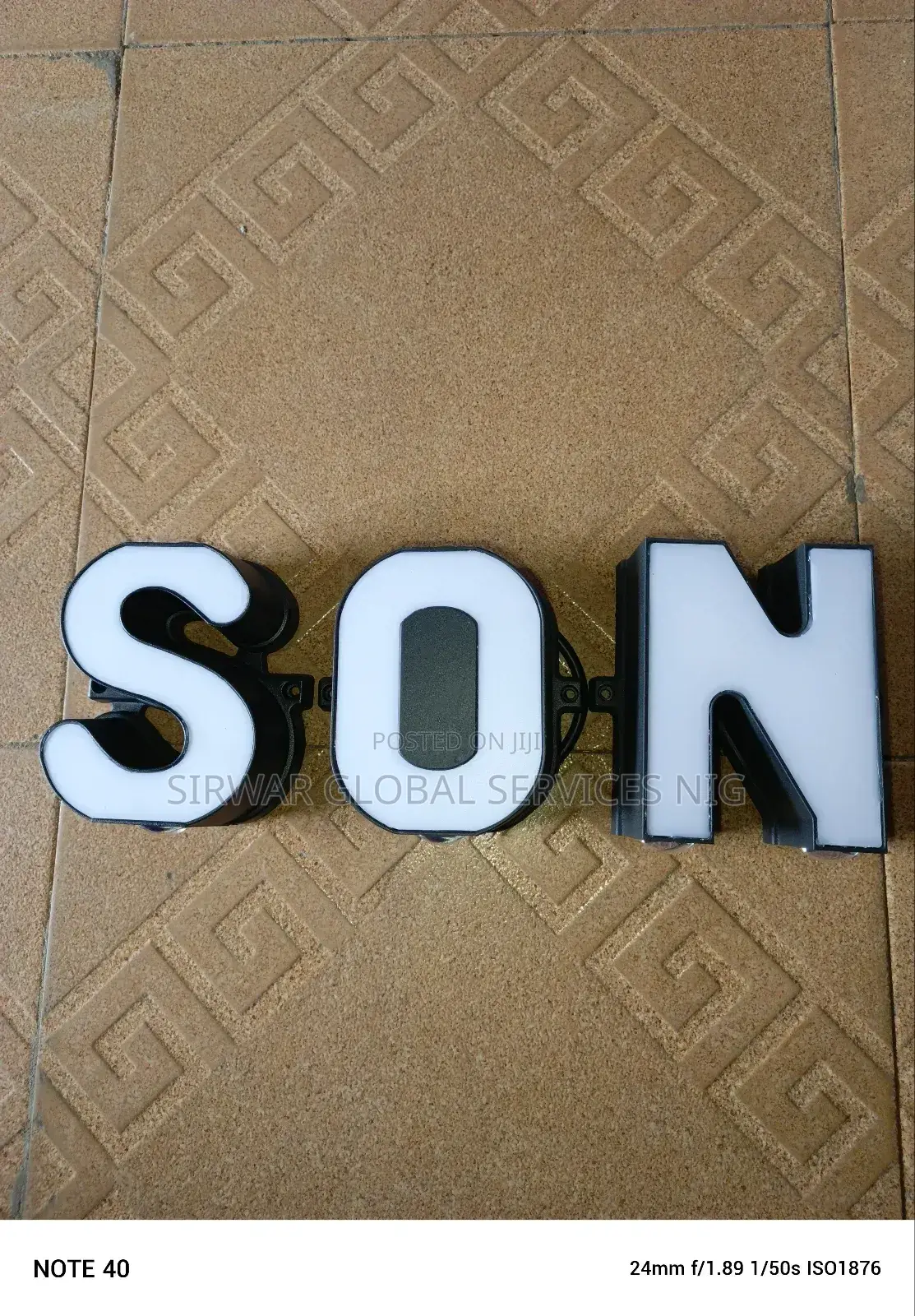 Wall Alphabet Light Available Latter's
