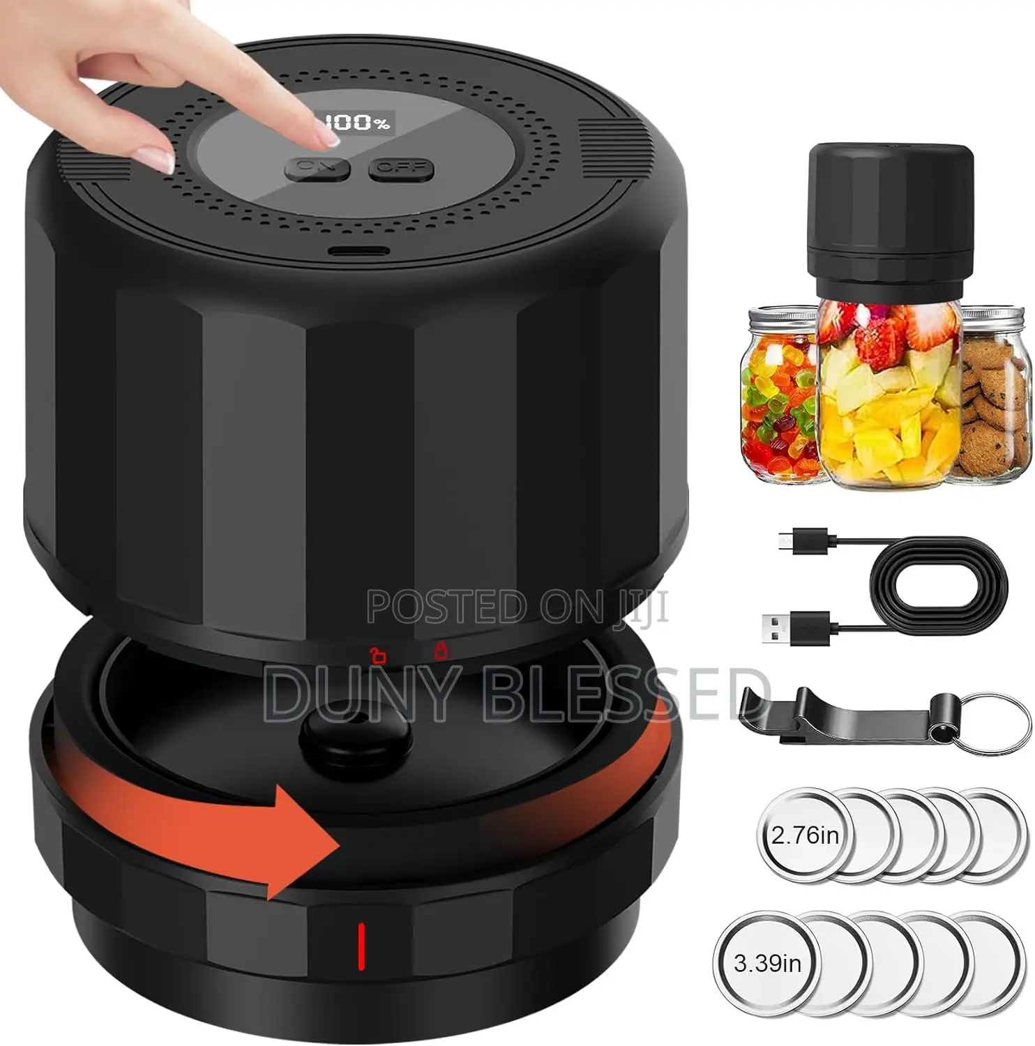 Electric Mason Jars Vacuum Sealer Kit