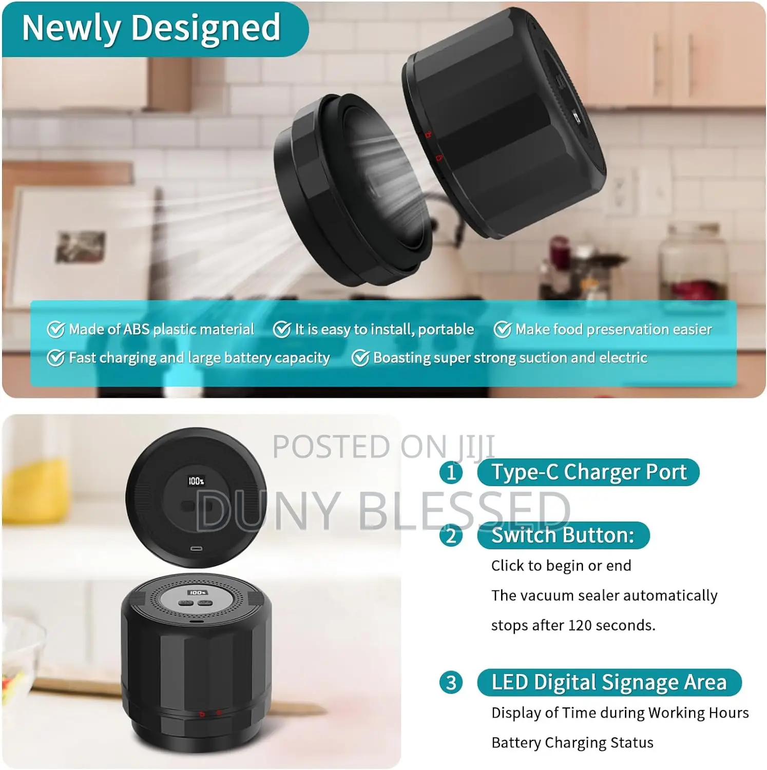Electric Mason Jars Vacuum Sealer Kit
