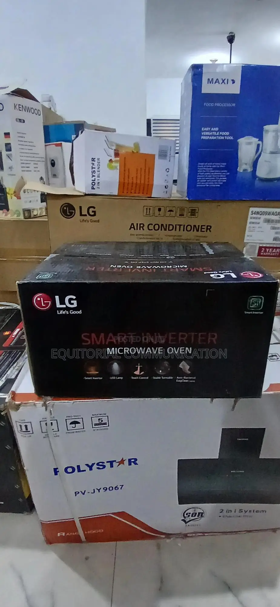 LG Smart Inverter Microwave Oven--Led Display