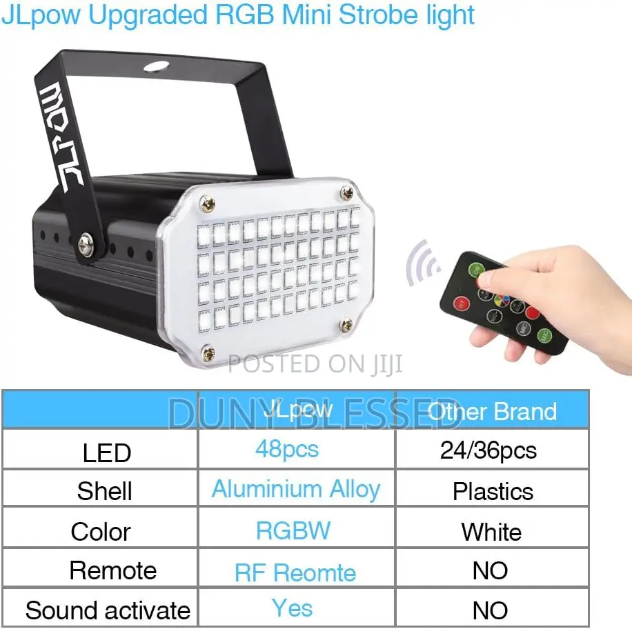 Halloween Strobe Light With Remote,JLPOW