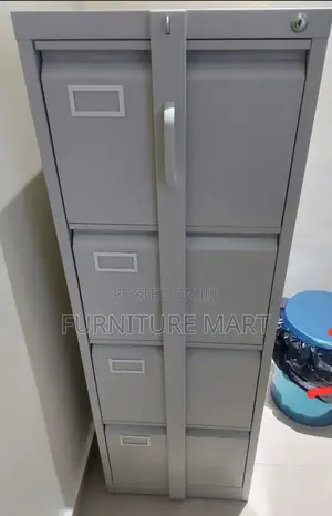Four Drawer Cabinet With Bar
