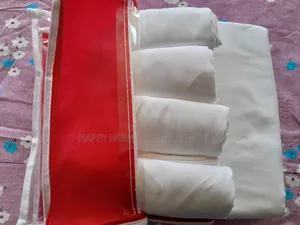 Pure Cotton White Bedsheet 7 by 7