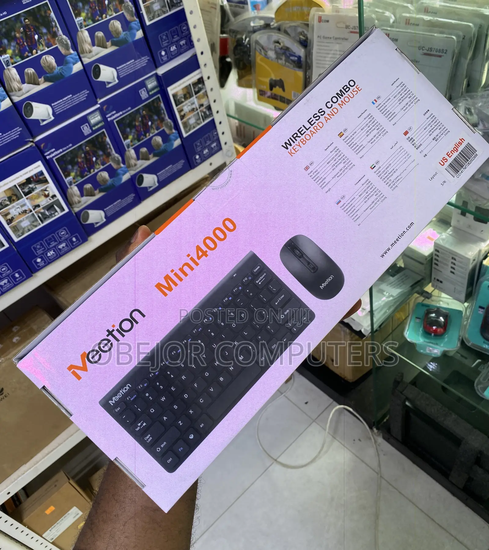 Meetion Mt-Mini4000 2.4g Wireless Keyboard and Mouse Combo
