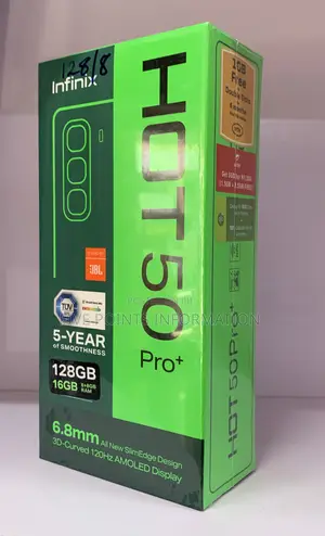 New Infinix Hot 50 Pro+ 4G 128 GB Black