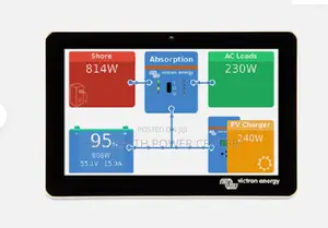 Victron Energy GX Touch 50 Display Panels and System Monitor