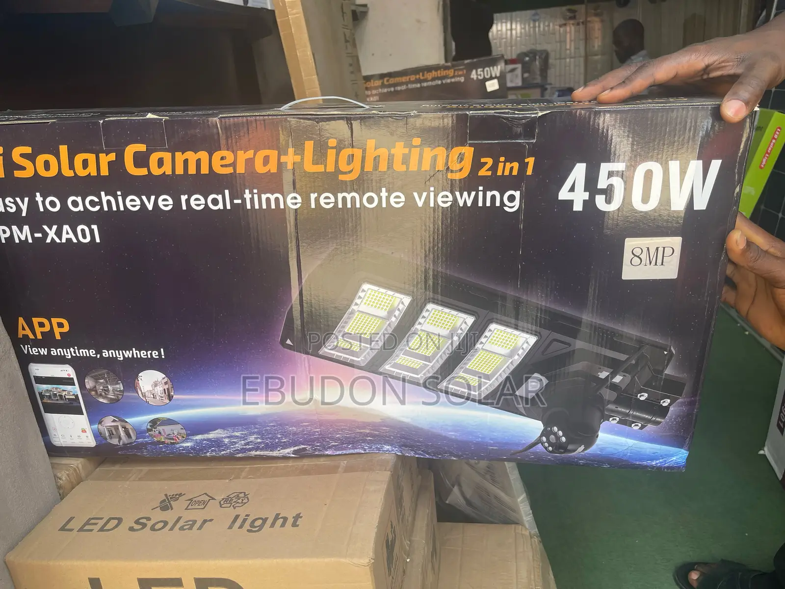 Solar Street Light With Camera 450watts