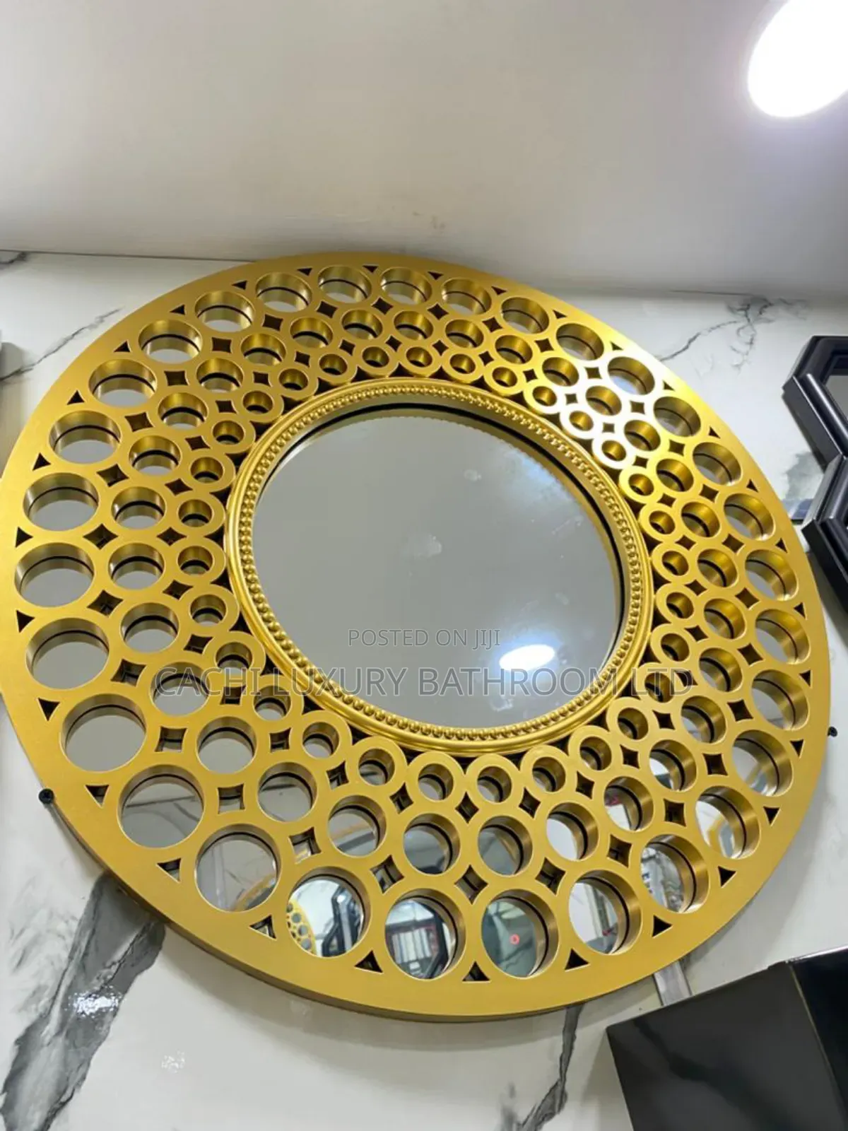 Black and Gold Mirror