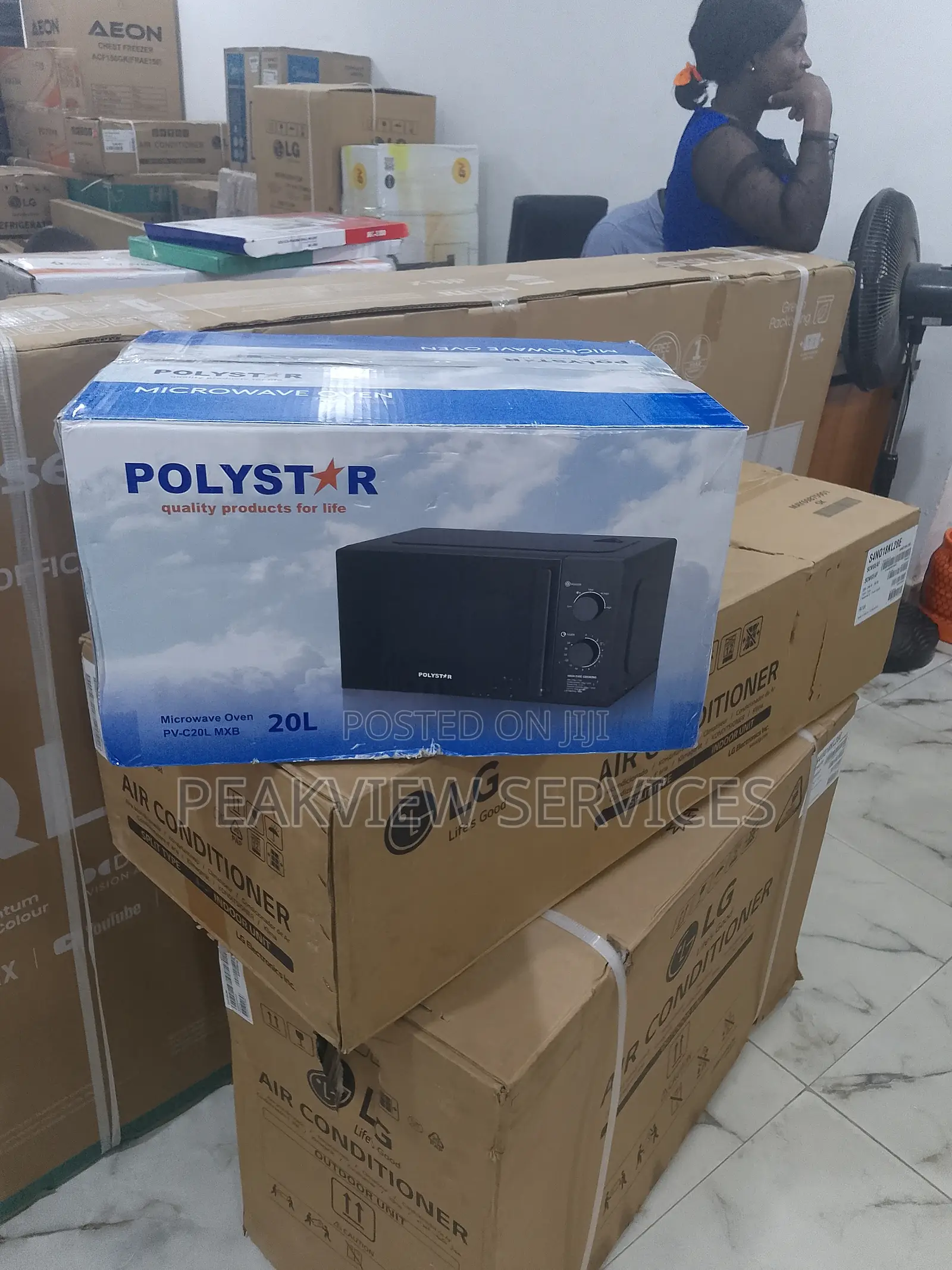 Energy Efficient Polystar Oven Pv-C20lmxb Microwave 20l