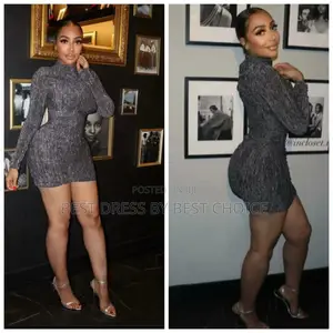 Photo - Metallic Ruched Dress