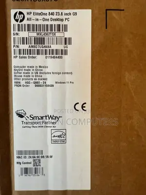 Photo - New Desktop Computer HP EliteOne 840 G9 16GB Intel Core I5 SSD 256GB