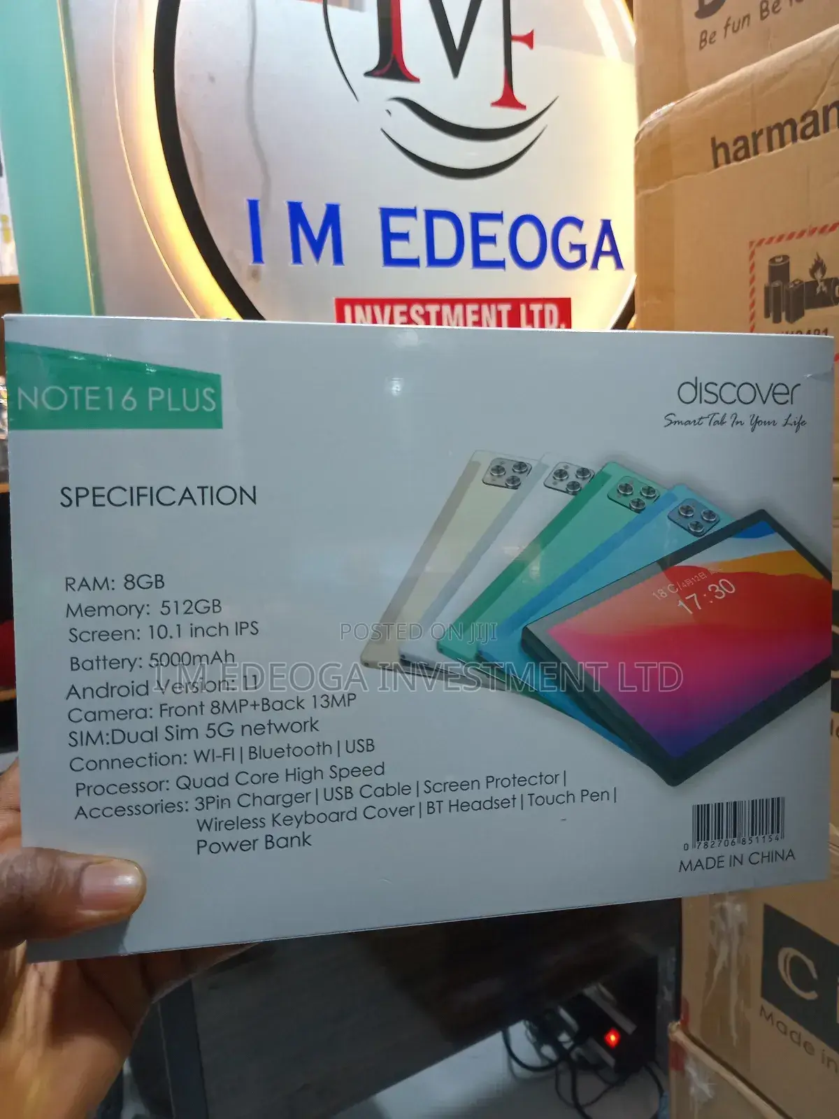 New Discover Note 16 Plus 512 GB Green