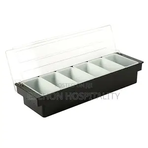 Ice Cooled Bar Condiments Holder/Set