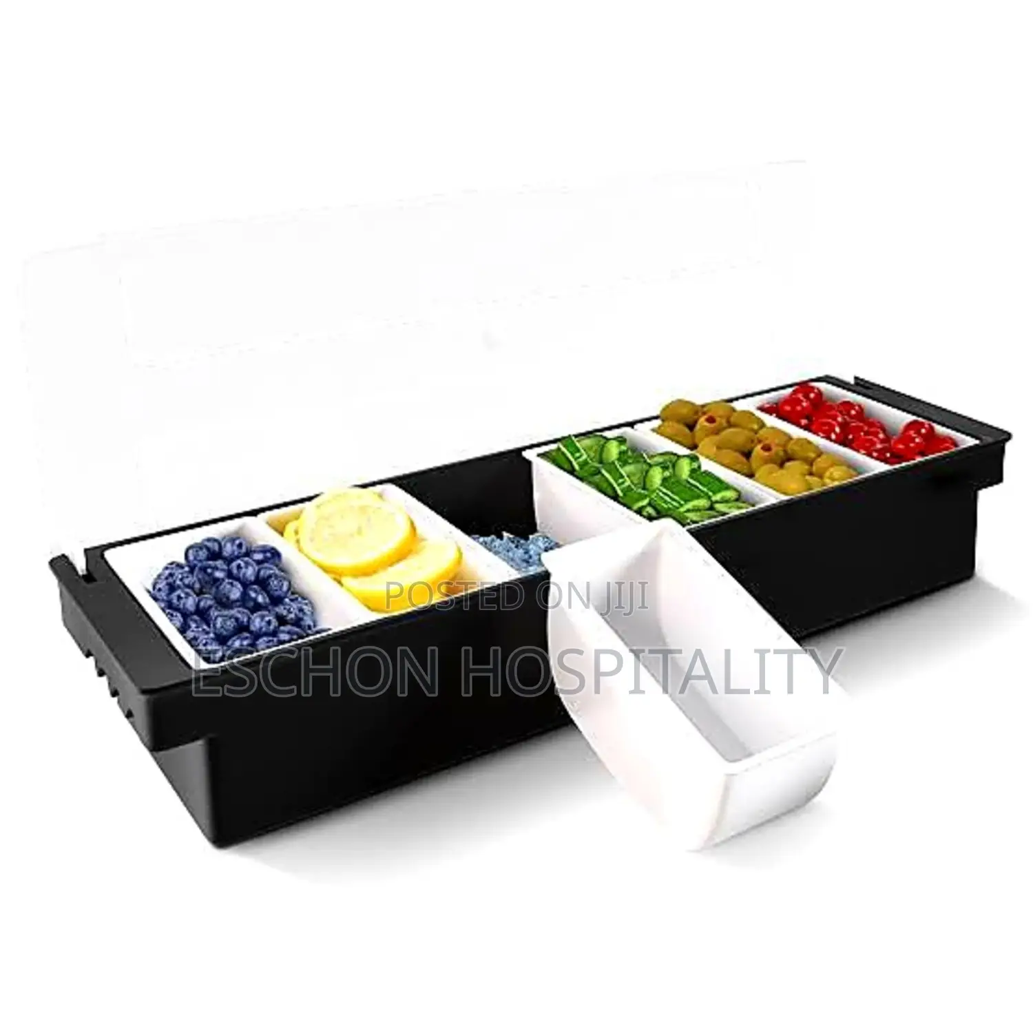 Ice Cooled Bar Condiments Holder/Set