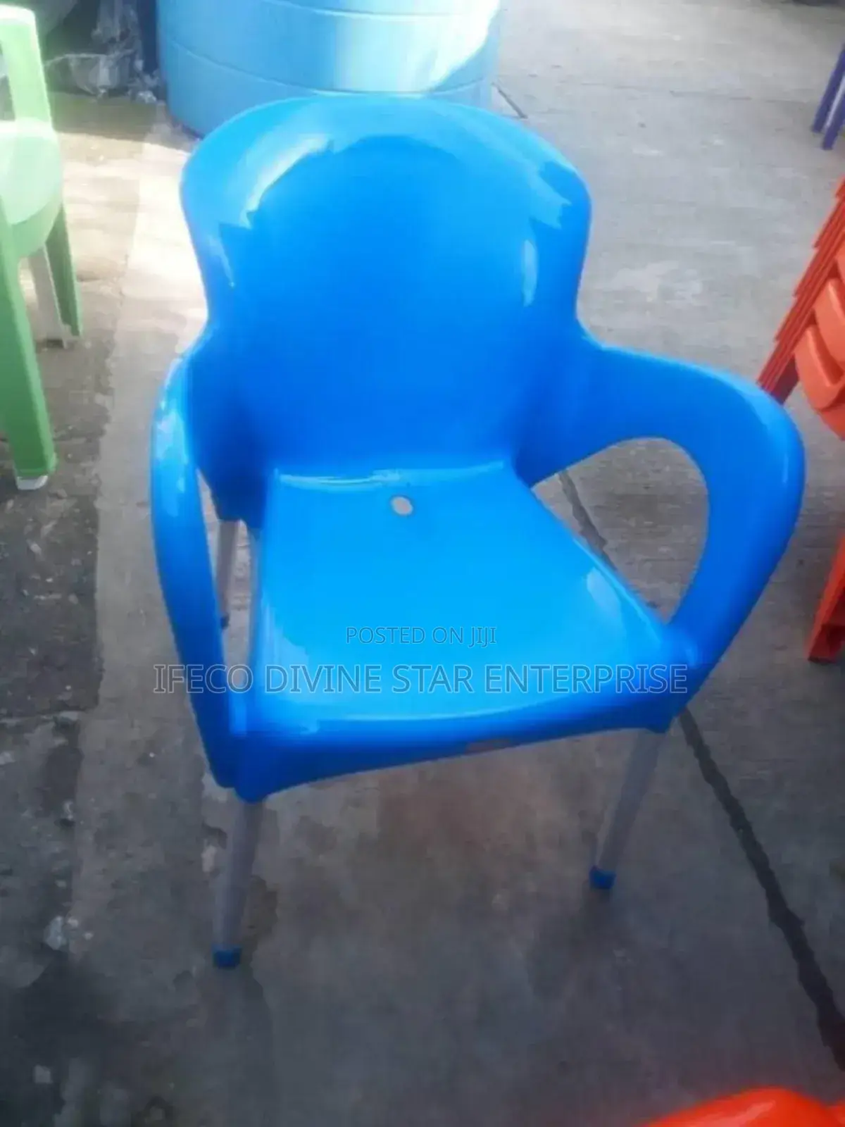 Iron Legs Plastic Furniture