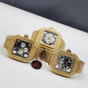 High Quality Skeleton Cartier Watch for Men's