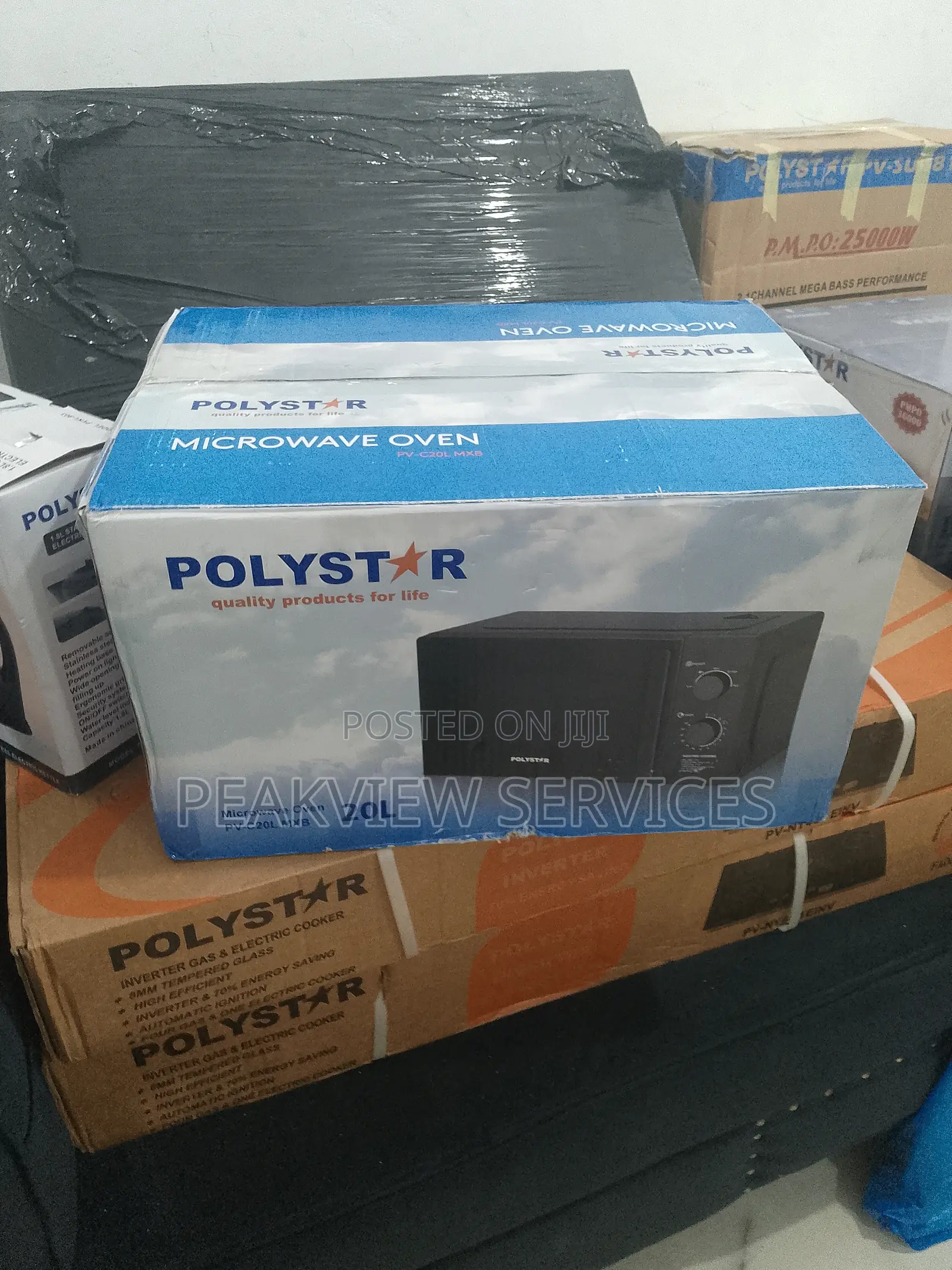 Space- Saving Microwave Polystar 20l Pv-C20lmxb Oven