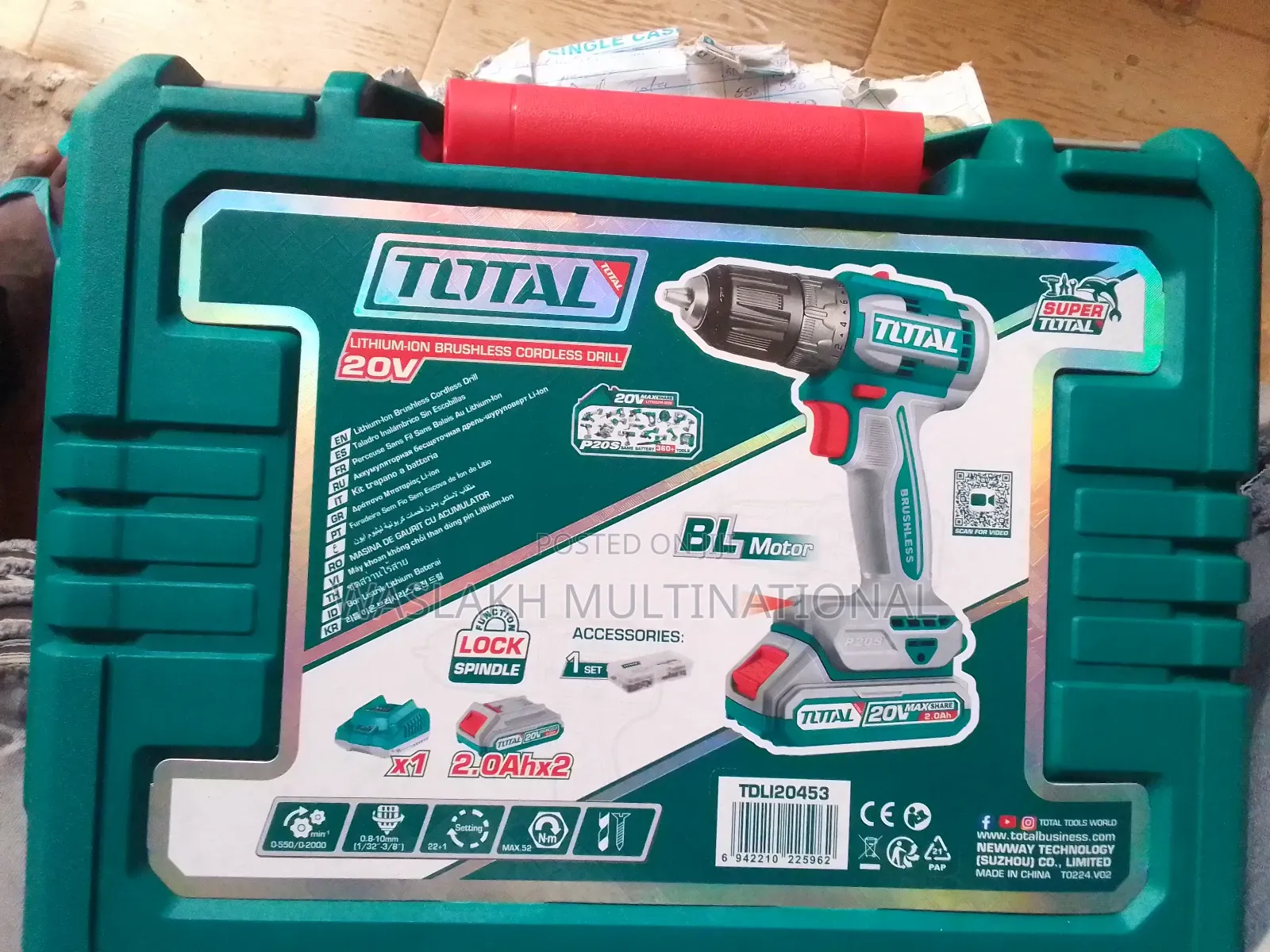 20v Cordless Brushless Drill