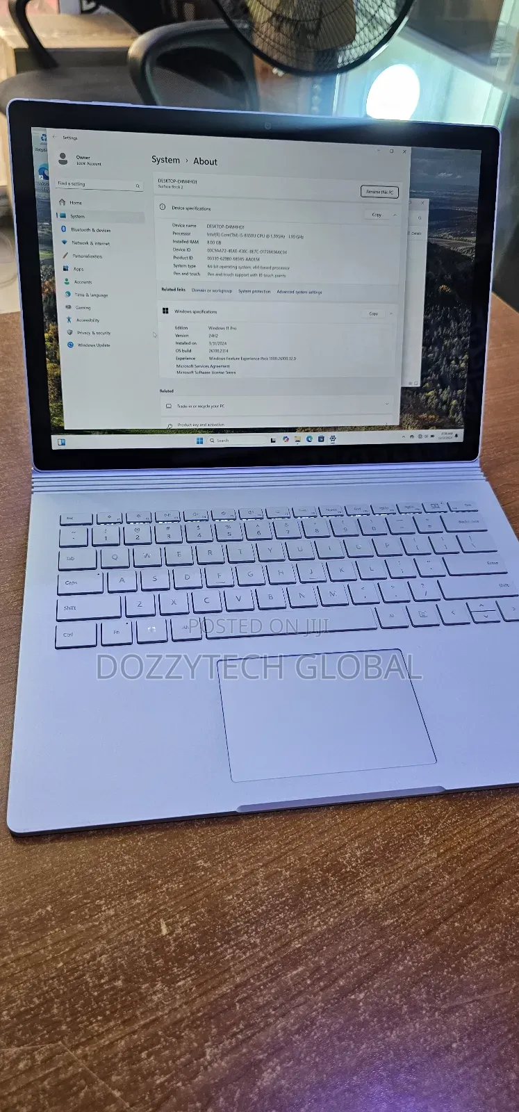 Laptop Microsoft Surface Book 2 8GB Intel Core I5 SSD 256GB