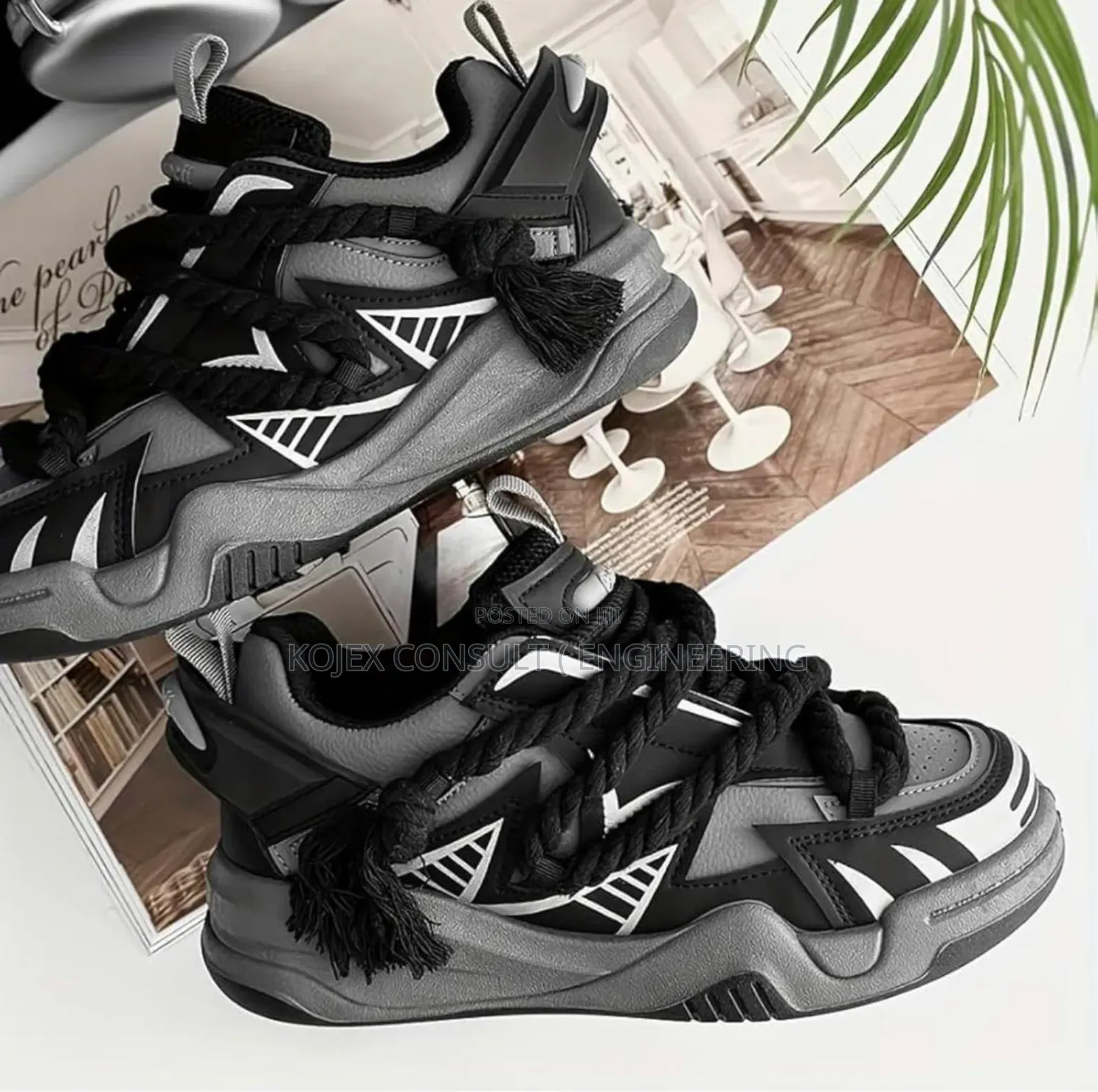 Original Unisex Chunky Sole “Double Lace”Snearkers