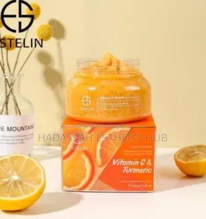 Photo - Estelin Vitamin C Tumeric Face Body Scrub 350g